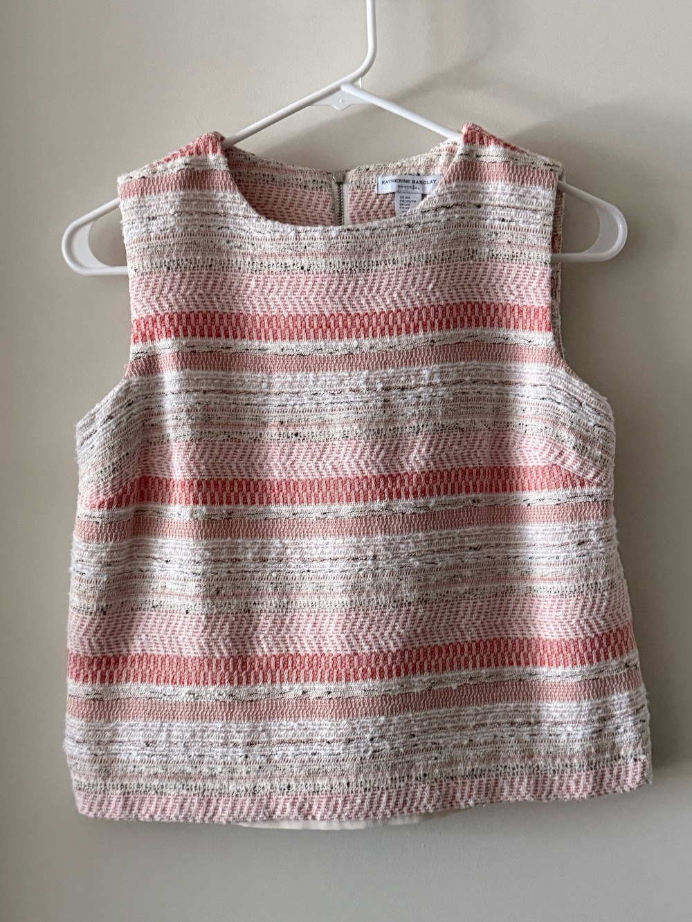 Katherine Barclay Boxy Sleveless Crop Shell